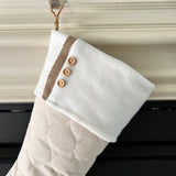 Classic Quilted Stocking - Style E