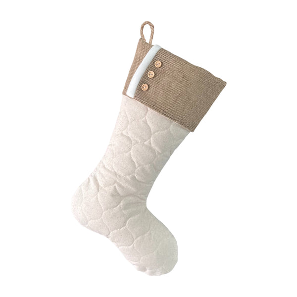 Classic Quilted Stocking - Style F
