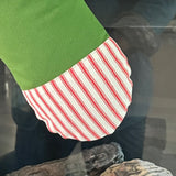 Red and Green Christmas Stocking - Style A