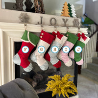 Red and Green Christmas Stocking - Style I