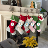 Red and Green Christmas Stocking - Style J