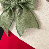 Red and Green Christmas Stocking - Style E