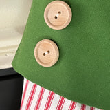 Red and Green Christmas Stocking - Style I